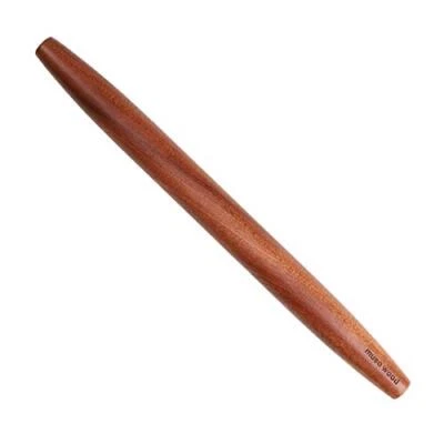 Wood Sapele Wooden French Rolling Pin for Baking, Tapered Roller (15"x 3/4 inch) - Image 1 of 4