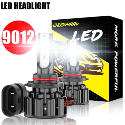 LED For Scion iM 2016 Headlight Kit 9012 HIR2 6000K White CSP Bulbs Hi Low Beam - Image 1 of 4
