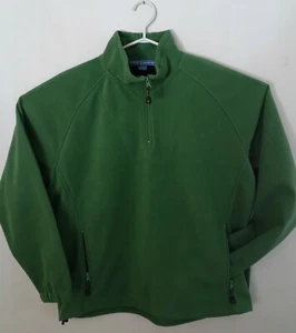 Harvard Square 1/4 Zip Pullover Green Large - Picture 1 of 3