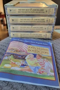 VERY BEST OF JOHN WILLIAMS BOSTON POPS new 4 CASSETTE SET Readers Digest vtg - Picture 1 of 2
