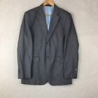 Fabio And Lini Grey Polyester Blend Regular Men Blazer Jacket Size Uk 40R