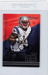 2014 Prestige #19 Shane Vereen Patriots auto firmata *K8926 - Foto 1 di 2