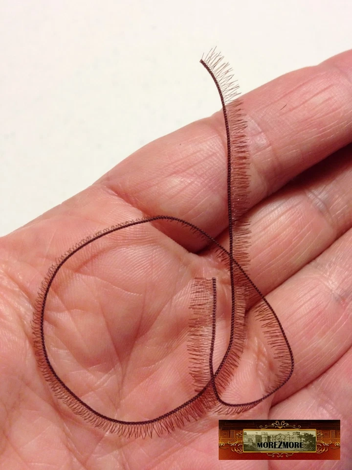 M00951 MOREZMORE Pestañas Pequeñas 5mm MARRÓN ROBLE Arcilla Polimérica Muñeca Bebé Foto 1 de 1