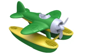 Seaplane Toy Kids Pool Fun Float Plane Children Safe Toys Floats On Water Green - Picture 1 of 8