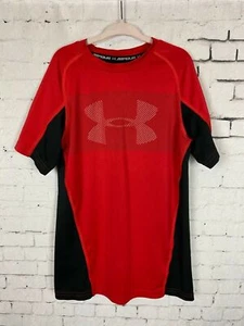 Camisa deportiva Under Armour talla pequeña roja para niño (C94) - Imagen 1 de 7