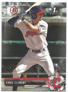 Ernie Clement Cleveland Indians 2017 1st Bowman Draft Baseball - Picture 1 of 3