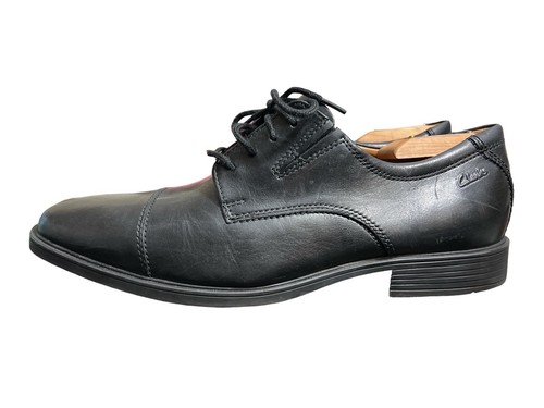 CLARKS Collection By Clark’s scarpa Oxford stringata casual elegante nera 15770 uomo taglia 8 5