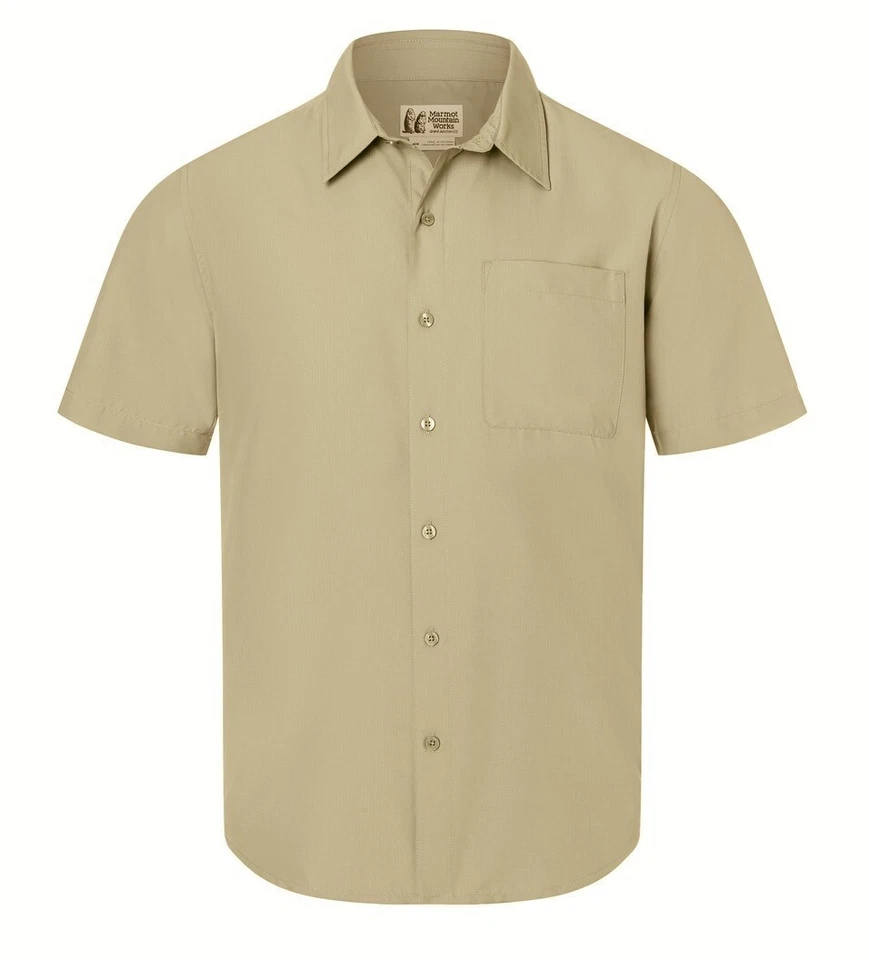 Marmot Apex AirExchange Short-Sleeve Shirt Men  Funktions-Wanderhemd  chinchilla - Bild 1 von 1