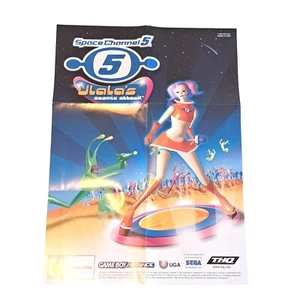 Nintendo Gameboy Advance Space Channel 5 Ulala's Cosmic Attack Poster Insert - Picture 1 of 6