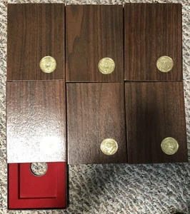 Lot of 25 - Empty Brown Eisenhower Ike Proof Boxes - Picture 1 of 1