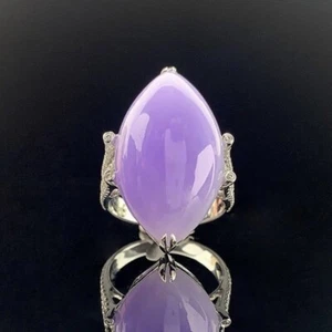 【KATHY JADE】Icy Lavender Jadeite Ring 《US size : 6.75》《Grade A》 - Picture 1 of 1