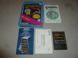 BOXED INTELLIVISION CARNIVAL GAME W BOX & MANUAL MATTEL COLECO SEGA ARCADE  - Picture 1 of 4