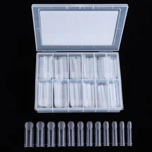 Gel Mold Nail Molds Full Cover Square Dual Nail Forms Nail Gel Forms Matte - Picture 1 of 7