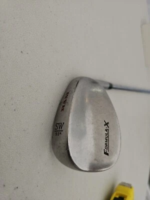 Ram Formula X 55 Degree Sand Wedge Steel Shaft RH Iron Club - Image 1 of 4
