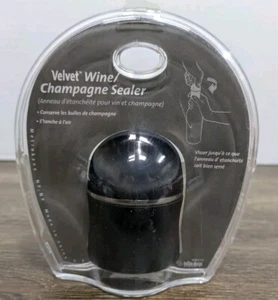 Metrokane Velluto Vino e Champagne Sigillante - NUOVO sigillato in fabbrica spedizione gratuita  - Foto 1 di 5
