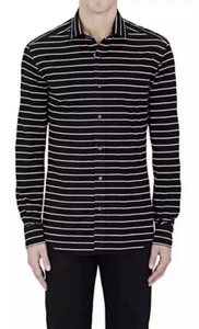 Ralph Lauren Purple Label Tailored Cotton Jersey Boating Shirt - Picture 1 of 8