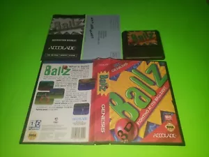 Ballz 3D Sega Genesis GETESTET SEHR GUT KOMPLETT CIB Kampf Auszeichnung - Bild 1 von 5