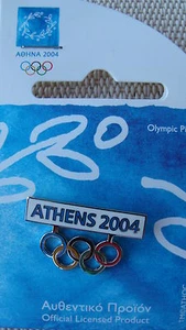 CÍRCULOS OLÍMPICOS ATENAS 2004 - ATENAS 2004 PINES OLÍMPICOS HECHOS POR TROFEO - Imagen 1 de 1
