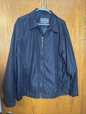 Chaqueta ligera Croft & Barrow para hombre - negra talla grande Foto 1 de 4