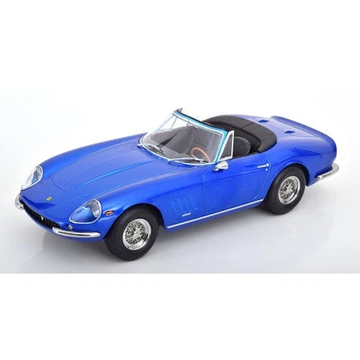 Kkdc180238 1/18 Ferrari 275 Gtb4 Nart Spider With Removable Soft Top Blue Metall - Image 1 of 4