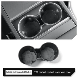 Black Car Cup Holder Rack Vehicle-Mounted Drink Holder Auto Accessories - Photo 1/8