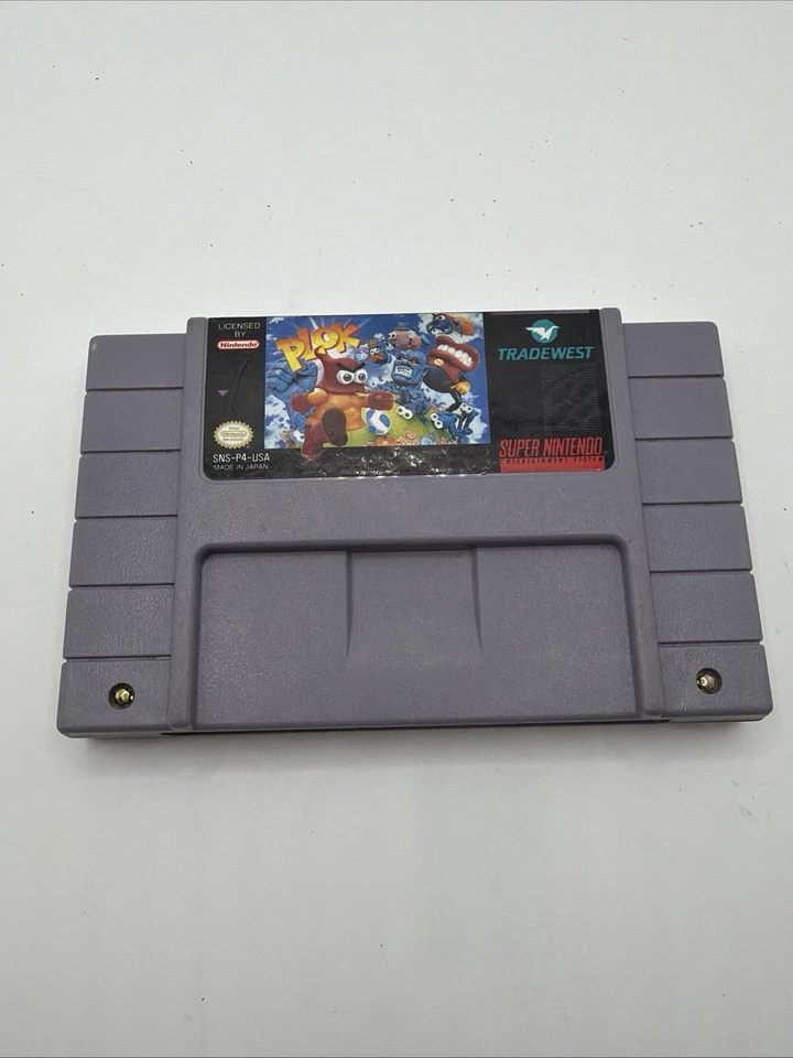 Plok (Super Nintendo Entertainment System, 1993) Not Tested - Image 1 of 3