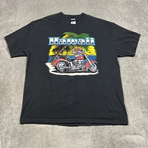 Harley Davidson Shirt Size XL Short Sleeve Hawaii Pacific Biker Cotton Graphic - Picture 1 of 9