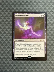 MTG Liliana’s Contract #1844 Rara Serie Drop Tana Segreta (SLD) - Foto 1 di 4