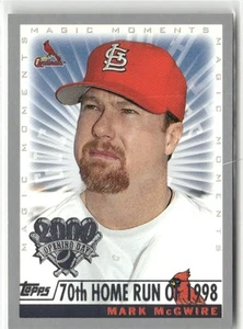 2000 Topps Opening Day Magic Moments Baseball Mark McGwire St. Louis Cardinals - Picture 1 of 2