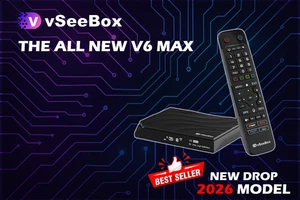 VSEEBOX V6 MAX New 2026 Streaming Box AUTHORIZED DISTRIBUTOR FAST Shipping! - Picture 1 of 6