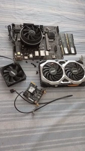 Lot PC Computer Parts • RAM, WiFi Chip, Graphics Card Etc Used/Possible Damaged - Afbeelding 1 van 5