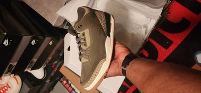 Air Jordan 3 Retro Family Affair Para Hombre Talla 11.5 Mediana Oliva/Sequoia DN3707 200 Foto 1 de 4