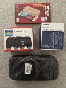 Nintendo Switch 2 Accessory Bundle - Case, Screen Protector, Joycon Charger,Grip - Picture 1 of 5