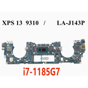 For DELL XPS 13 9310 Laptop Motherboard i7-1185G7 16G LA-J143P CN-08R1JT Tested - Picture 1 of 3