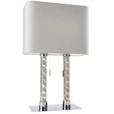 Tischleuchte Lampenfuß beleuchtet Wohnzimmer Lampe Schlafzimmer Nachttisch Lampe - Bild 1 von 2