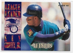 1995 Fleer LEAGUE LEADER Pick-A-Card Ken Griffey Jr Tony Gwynn Greg Maddux Benes