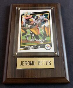 Pittsburgh Steelers Jerome Bettis 2004 Score Card 4.5" x 6.5" Wall Display