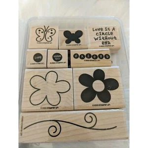 STAMPIN' UP! Set 9 timbri in legno Love Without End due passi - Foto 1 di 7