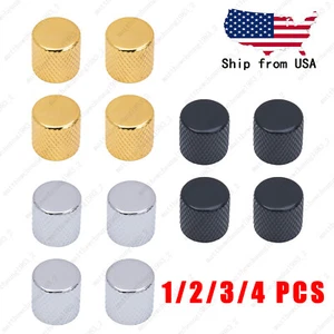 1x-4x Metal Guitar 6mm Shaft 18 Spline Volume Tone Knobs For EPI IBANEZ PRS - Picture 1 of 21
