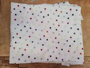 Pottery Barn Kids "Multi Colored Stars" Twin Flat Sheet - Picture 1 of 3