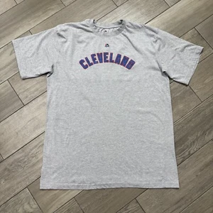 Cleveland Guardians T Shirt Adult 3XLT Tall 3XL Grey Short Sleeve MLB Baseball - Picture 1 of 8