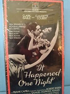 RCA Best Pic 1934 Clark Gable Claudette Colbert IT HAPPENED ONE NIGHT VHS Sealed
