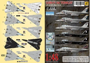 1/48 USN F-14A VF-2/VX-4/VF-154 Tomcat Collection #4 Decal for Academy/Hasegawa - Picture 1 of 1