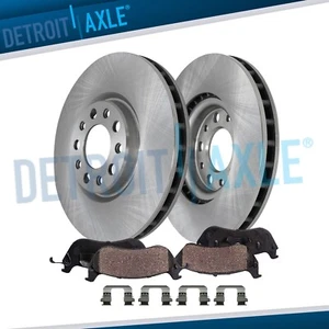 4pc Front Brake Rotors and Ceramic Brake Pads Kit for Chrysler 200 Dodge Dart - Picture 1 of 7