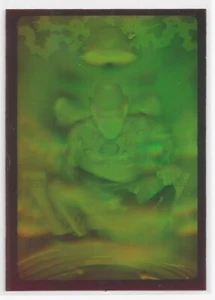 1995 Batman Forever Metal 3-D Hologramm Riddler Chase Insert Fleer - Bild 1 von 2