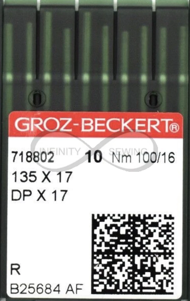 Typical GC0303 Sewing Machine Needles Groz Beckert 135x17 DPx17 (Normal Point)