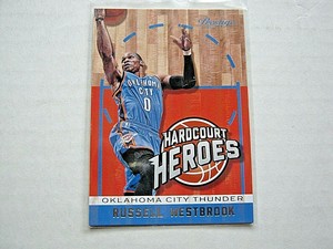 Russell Westbrook 2013-14 Panini Prestige Hardcourt Heroes Insert Card #19