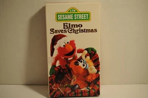 Elmo Saves Christmas, Sesame Street, Children Animated Video, VHS - Imagen 1 de 3