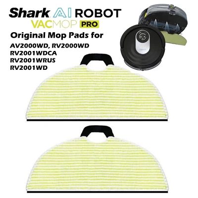 2 件正品 Shark AV2000WD RV2000WD RV2001WD RV2001WDCA RV2001WRUS 拖把垫 — 第 1/4 张图片
