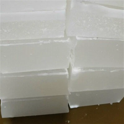 250g/500g Paraffin Wax Block Refined Low Oil Handmade Candle Make Material White - Image 1 of 4